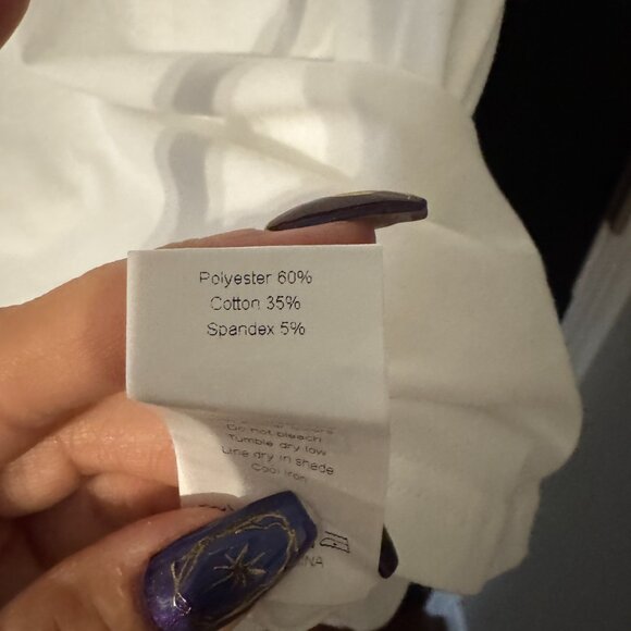 Womens Simple White Short sleeve Tee Extra Large - Picture 3 of 4